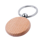 Portachiavi in legno rotondi