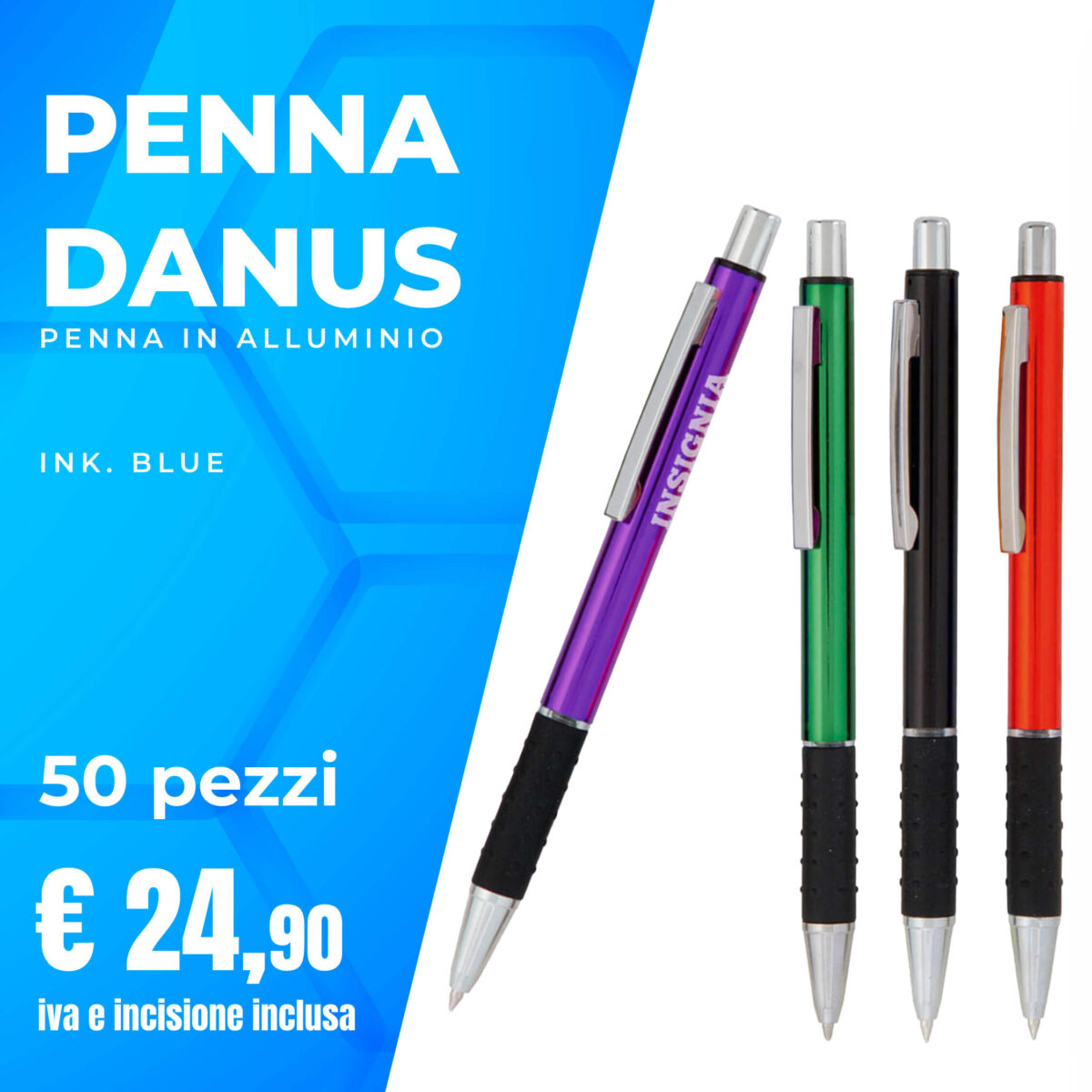 Penna Danus kit 50 pezzi