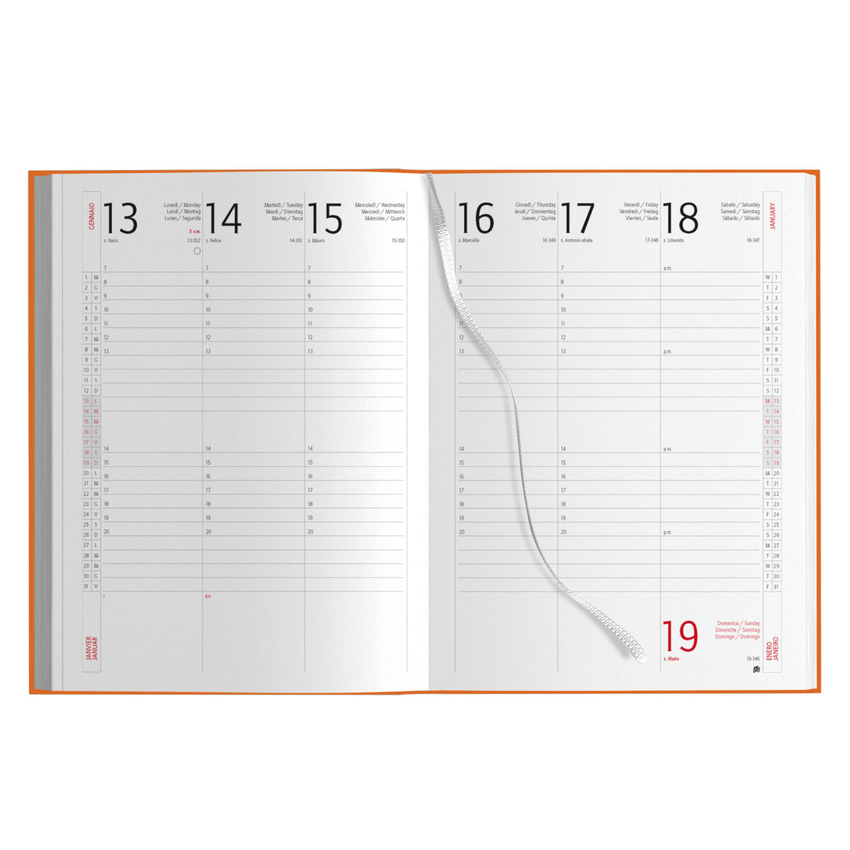 Agenda Settimanale Ita 17X24