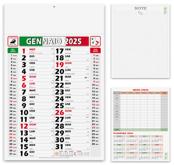 Calendari Olandesi personalizzati ITALY