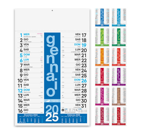 Calendari Olandesi personalizzati COLORS